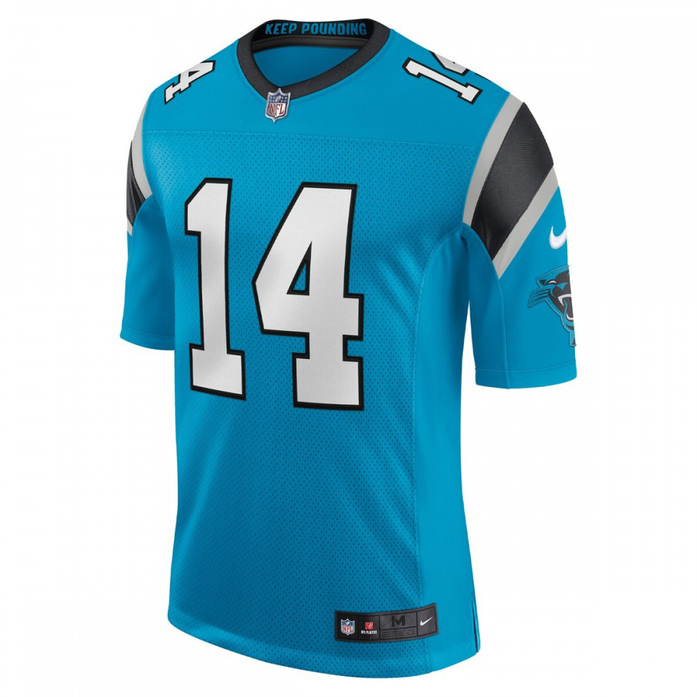 Sam Darnold Carolina Panthers Nike Vapor Limited Jersey - Blue-GridironStore